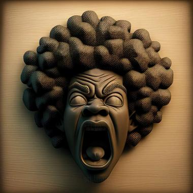 3D model Baffling the Bouffalant Afro GO Buffron NO (STL)